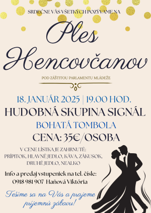 Ples Hencovčanov 18. januára 2025