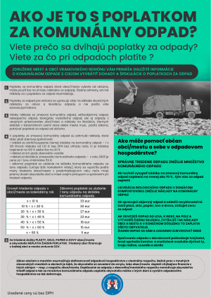 Ako je to s poplatkom za komunálny odpad?