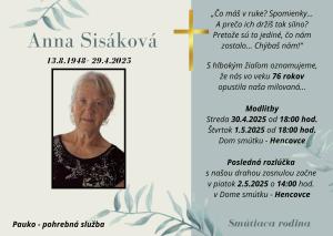 Smútočný oznam 1