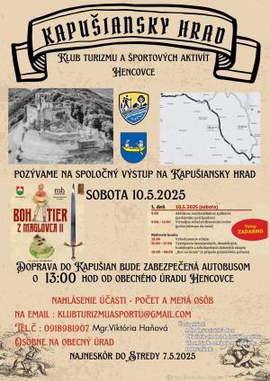 Kapušiansky hrad - spoločný výstup 10.05.2025